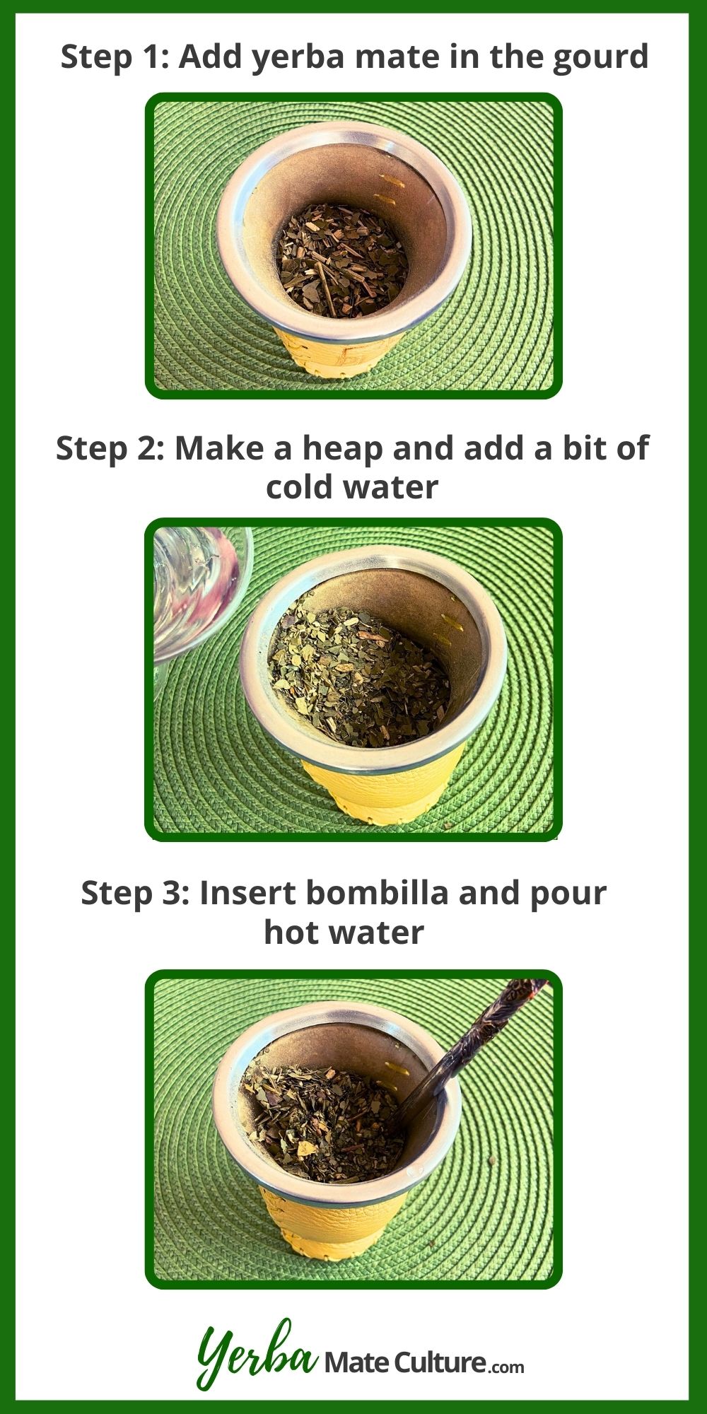 yerba mate brewing instructions