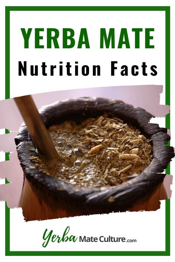 yerba mate tea nutrition facts