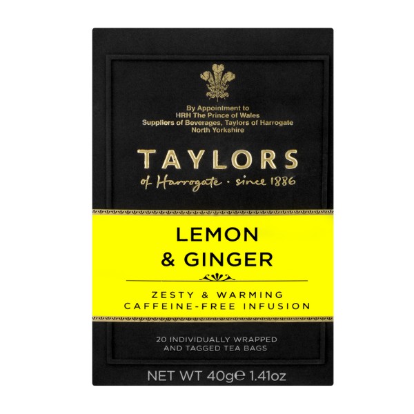 Taylors of Harrogate Lemon & Ginger Herbal Tea