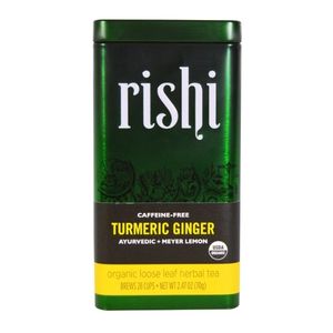 Rishi Tea Organic Turmeric Ginger Loose Leaf Herbal Tea