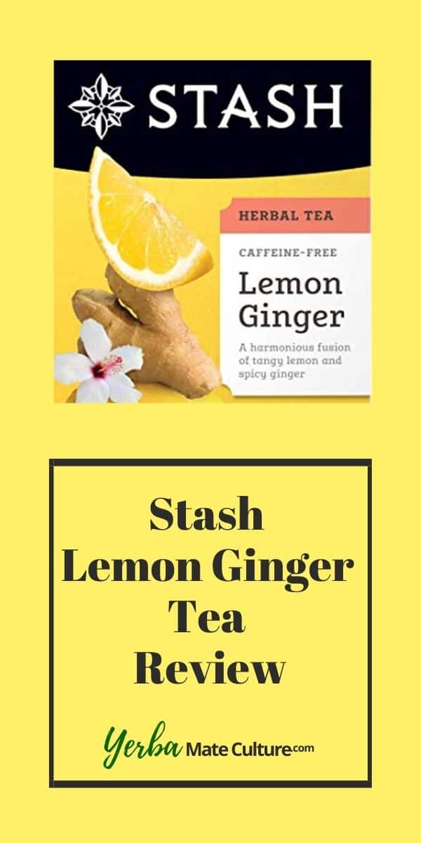 stash lemon ginger tea