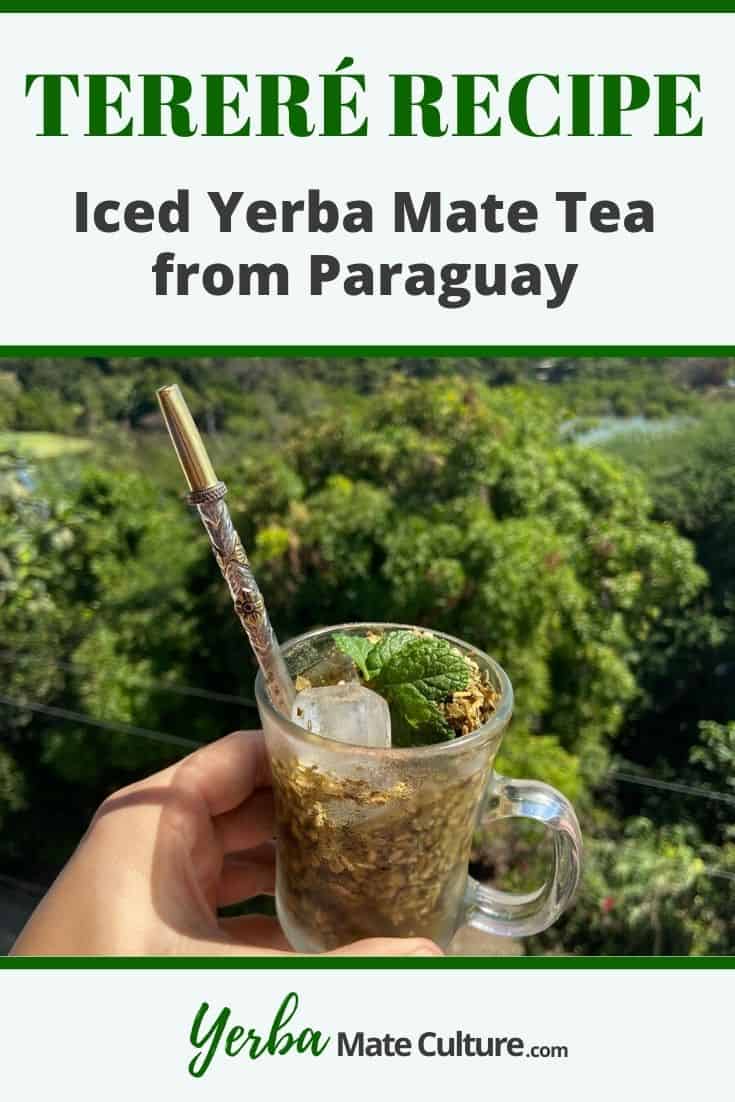 Tereré iced yerba mate tea