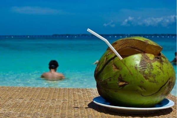 fresh coconut juice