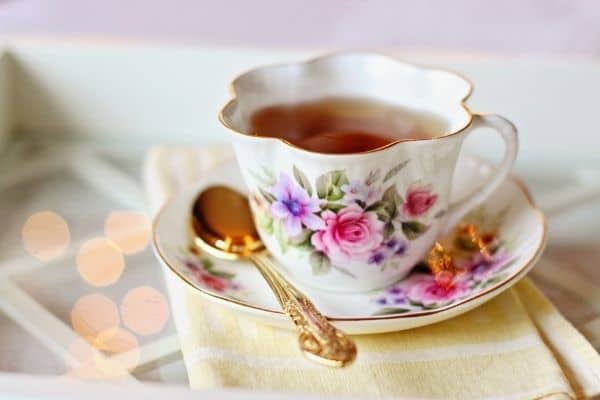 porcelain tea cup