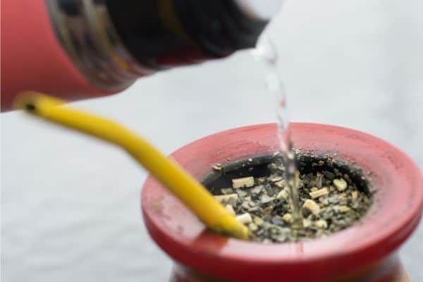 traditional brewing of yerba mate