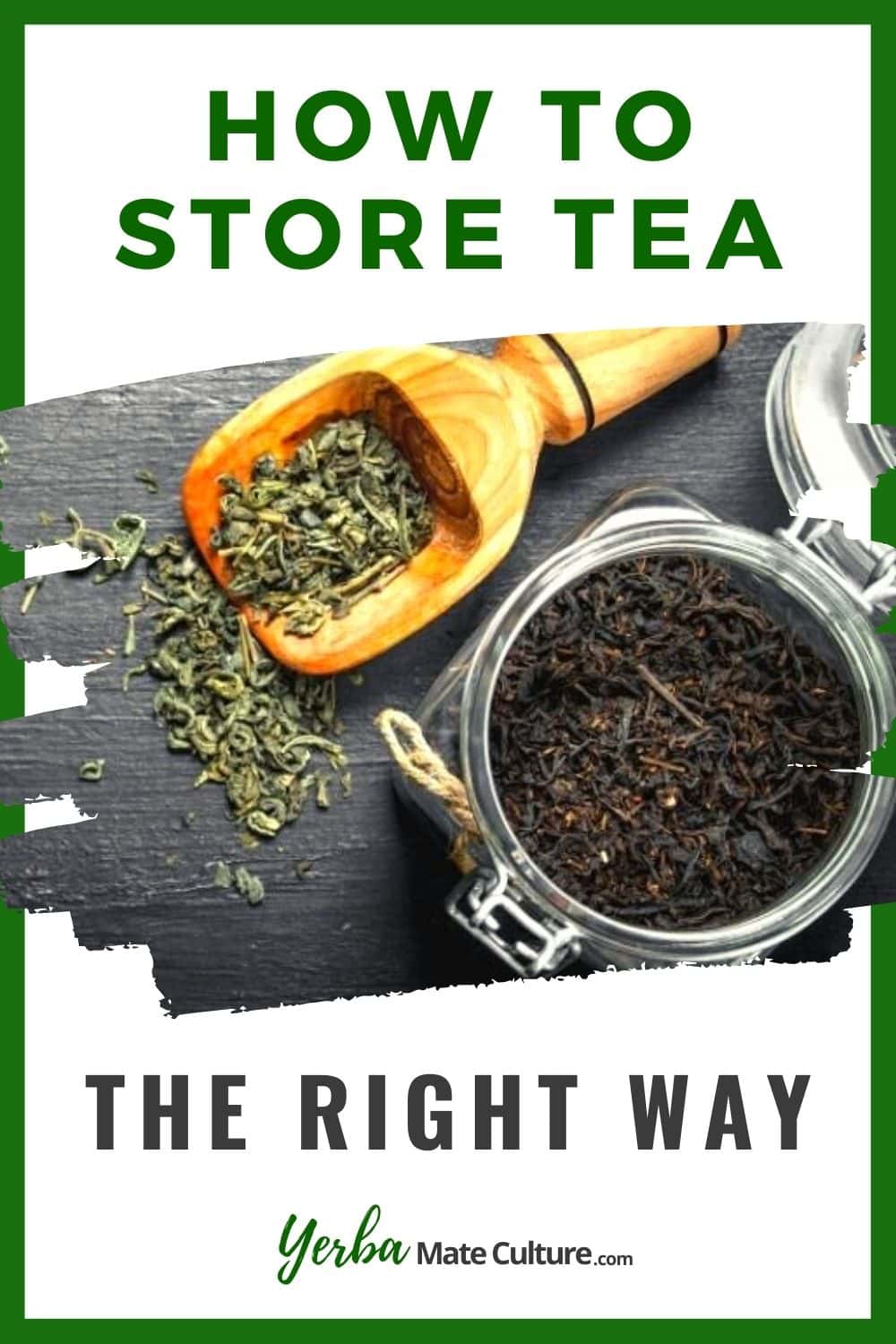 how to store tea