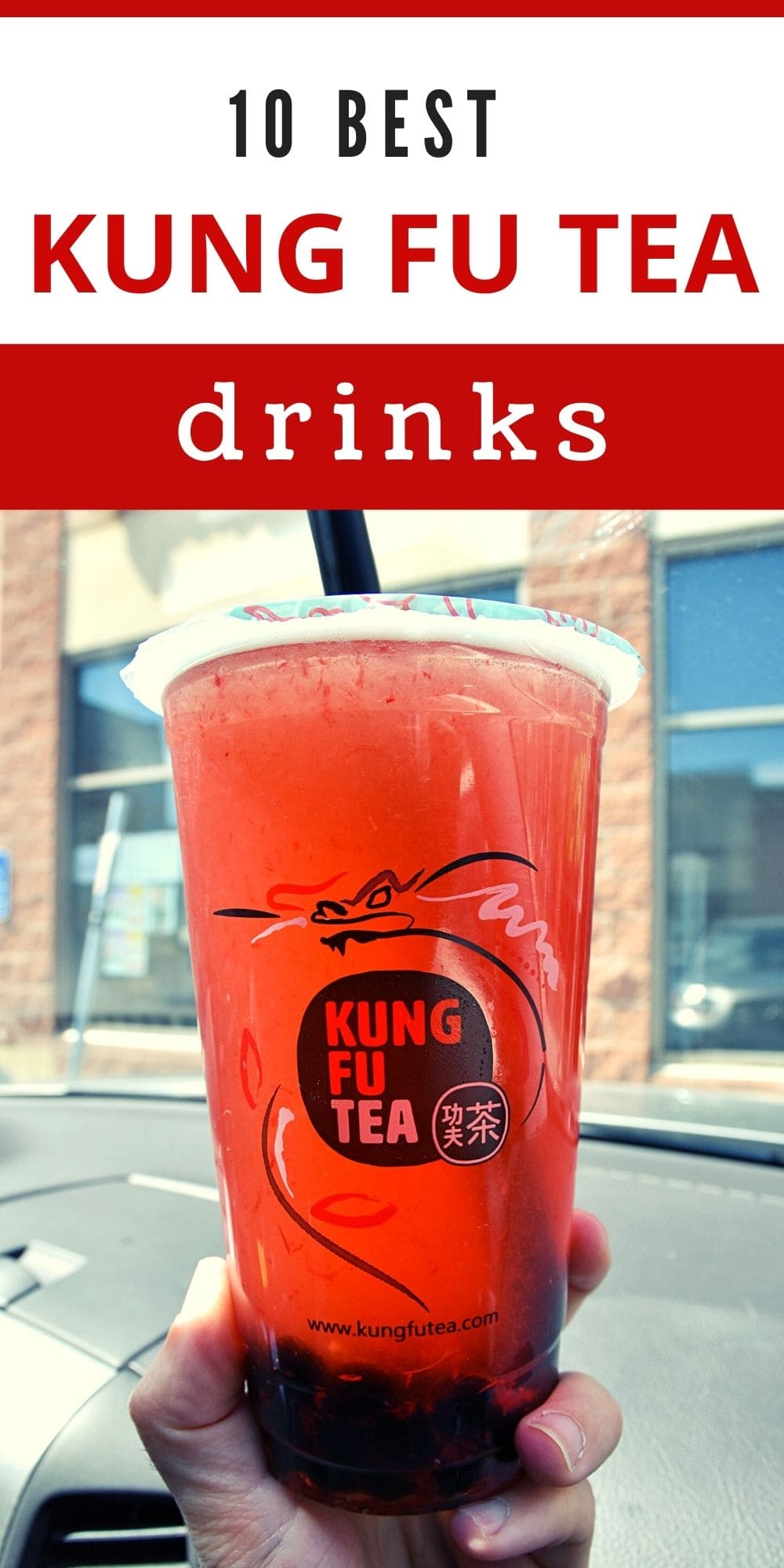 best Kung Fu Tea drinks pin