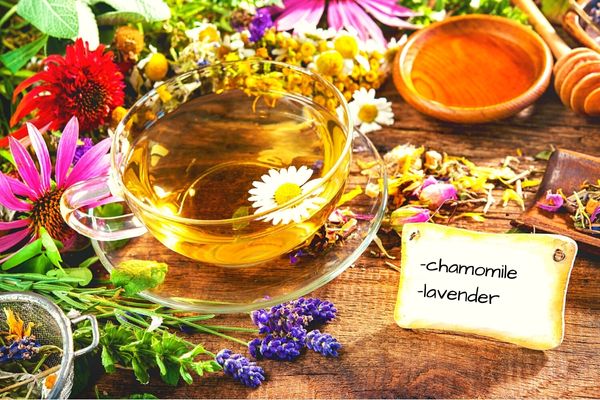 chamomile lavender tea