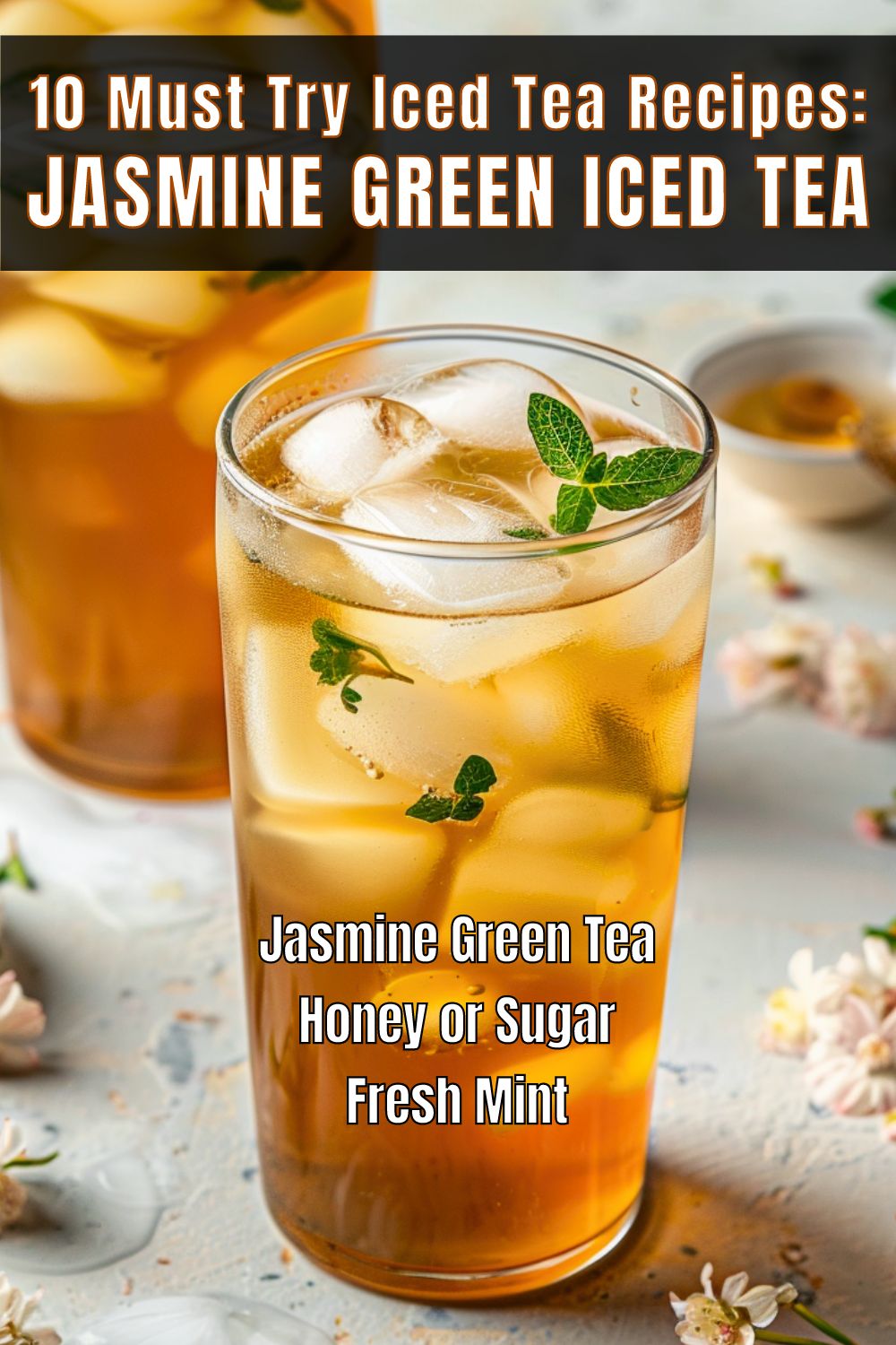 Iced Tea Recipes Jasmine Green Iced Tea