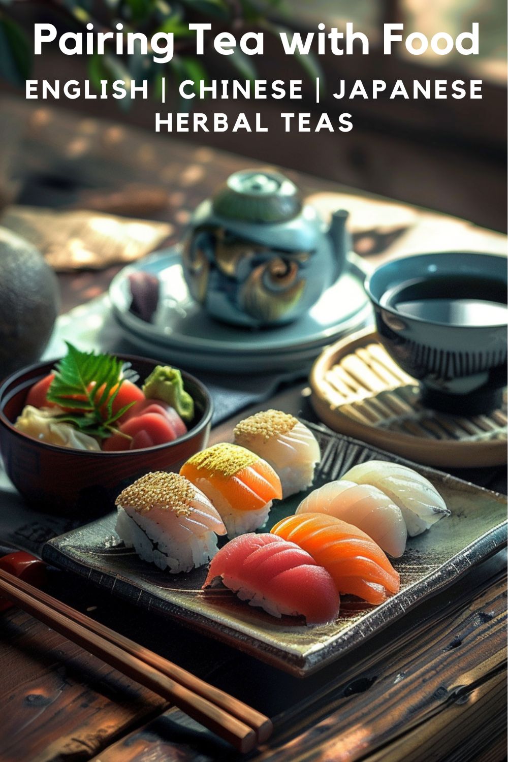 sushi and tea